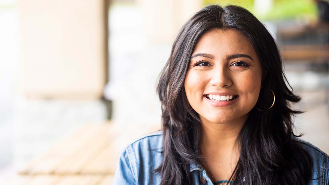 Woman with Beautiful Smile